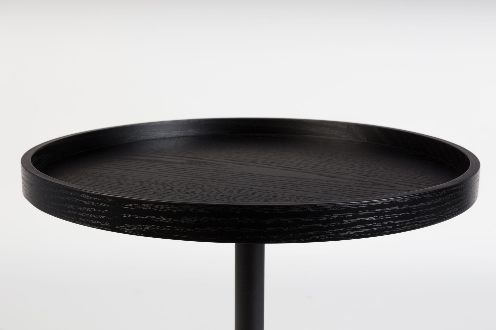 Zuiver Jason Black Steel Round Side Table